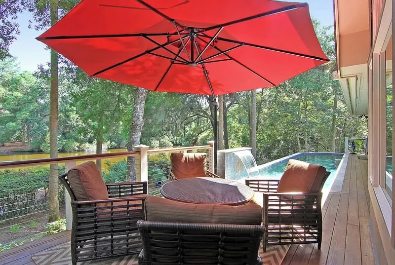 Deck + terrace